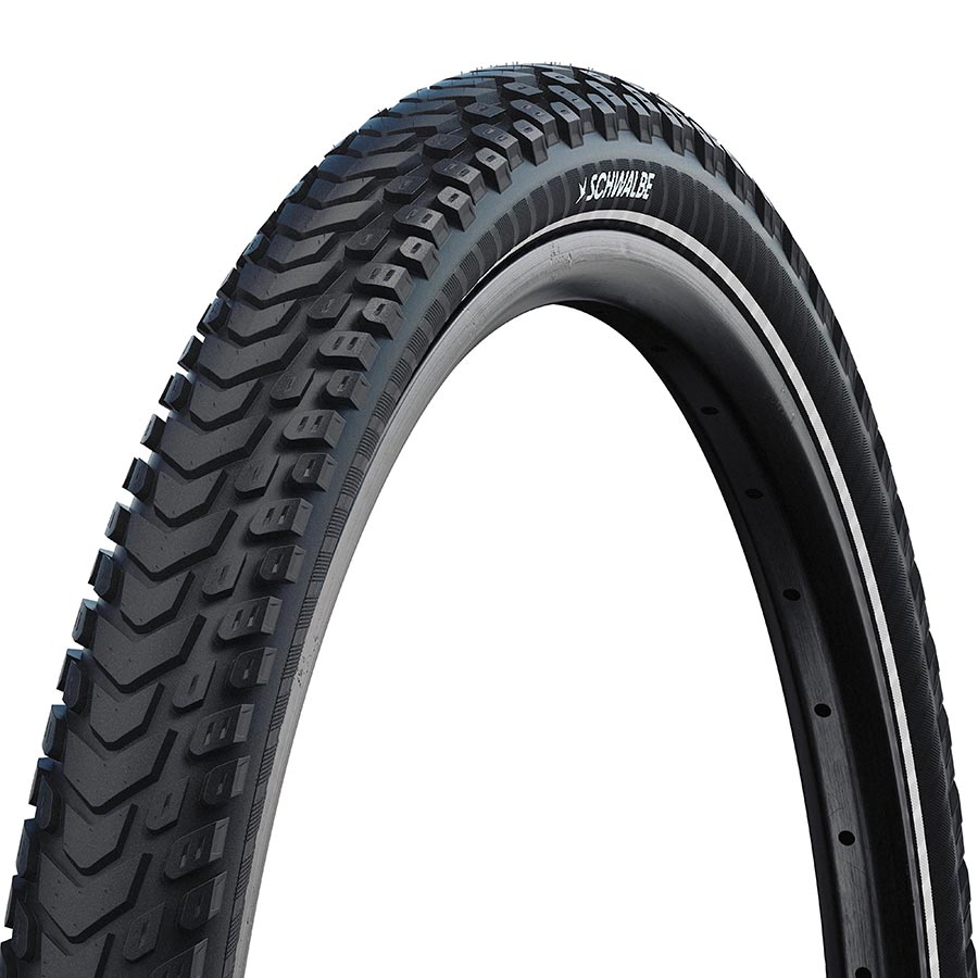 Schwalbe Marathon Mondial Hybrid Tire 700x50C Folding Clincher Addix V-Guard 67TPI Black