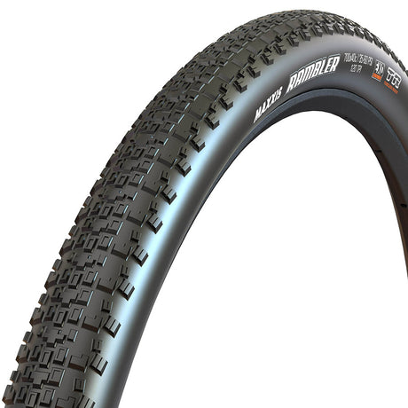 Maxxis, Rambler, Gravel Tire, 700x45C, Folding, Tubeless Ready, HYPR-X, EXO, 120TPI, Black