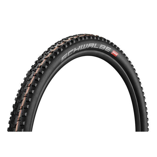 Schwalbe Rocket Ron Addix Mountain Tire 27.5x2.25 Folding Tubeless Ready Addix Speedgrip SnakeSkin 67TPI Black