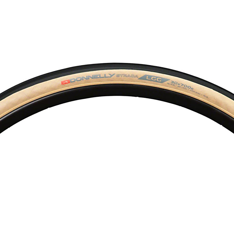 Donnelly Sports Strada LGG Tire - 700 x 30 Tubeless Folding Black/Tan