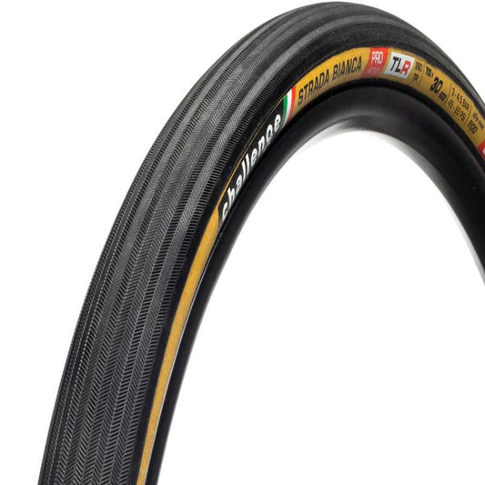 Challenge Tire Strada Bianca Pro TLR Tire 700 x 30 Black/Tan