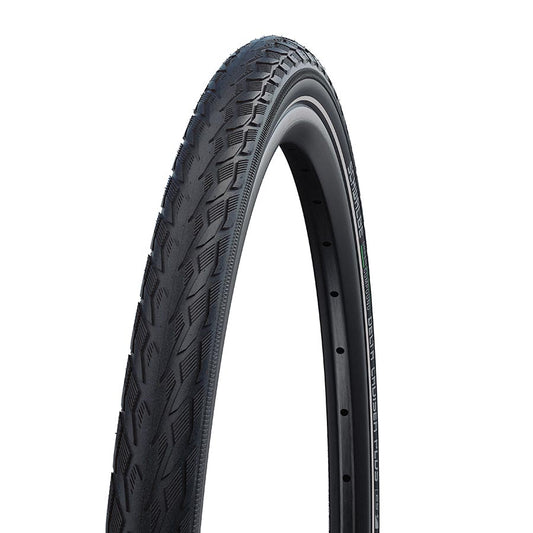 Schwalbe Delta Cruiser Plus Hybrid Tire 700x28C Folding Clincher GreenCompound PunctureGuard 50TPI Black