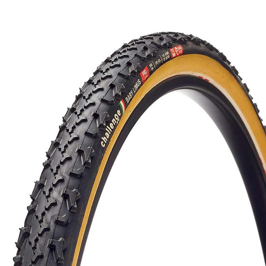 Challenge Baby Limus Pro Tire 700x33C Folding Tubular Natural SuperPoly PPS 300TPI Tanwall