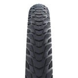 Schwalbe, Marathon E-Plus, Hybrid Tire, Wire, Clincher, Addix E, TwinSkin, 67TPI, Black Reflective