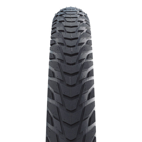 Schwalbe, Marathon E-Plus, Hybrid Tire, Wire, Clincher, Addix E, TwinSkin, 67TPI, Black Reflective
