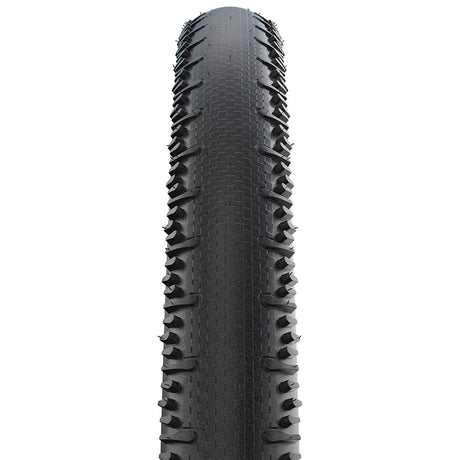 Schwalbe, G-One RS, Gravel Tire, 700x43, Folding, Tubeless Ready, Addix Race, V-Guard, 67TPI, Black
