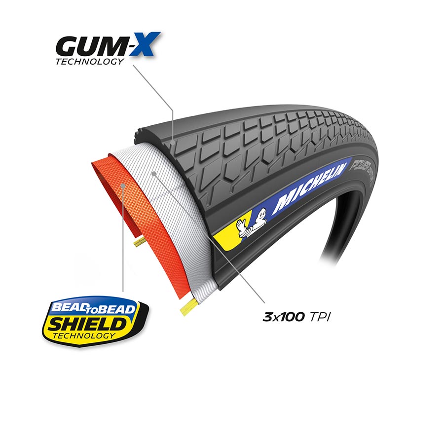 Michelin Power Adventure TS TLR 700X30 Black