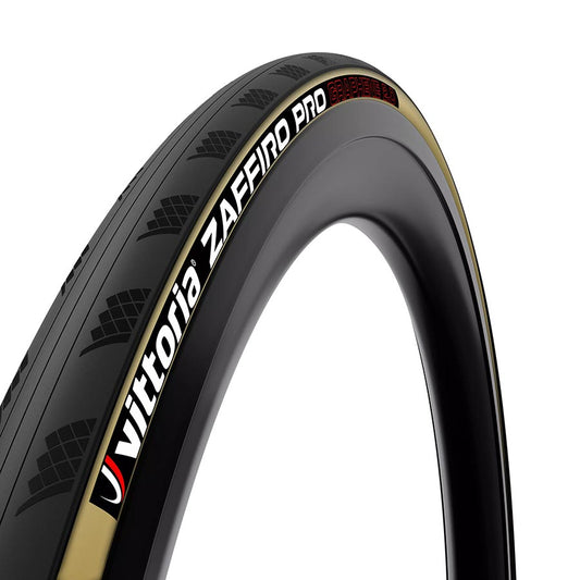 Vittoria Zaffiro Pro V Tire - 700 x 28 Clincher  Folding  Black/Tan 1C G2.0