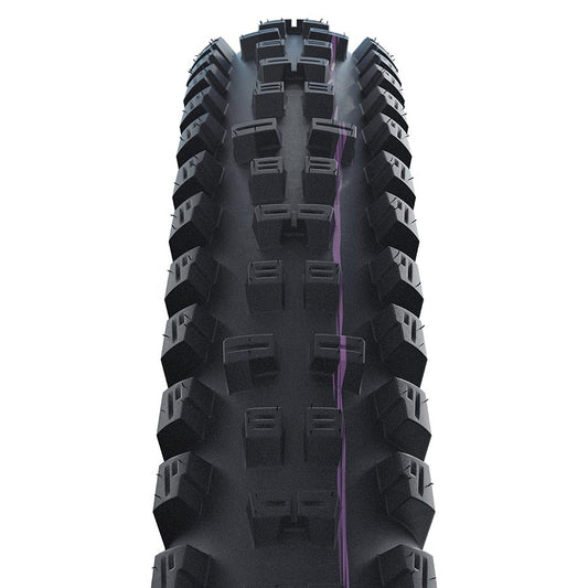 Schwalbe Tacky Chan Mountain Tire 27.5"x2.40 Folding Clincher Addix Ultra Soft Super Downhill TL Easy 2x67TPI Black