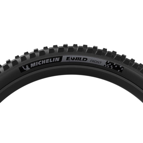 Michelin, E-WILD RACING LINE Front, Mountain Tire, 29''x2.40, Folding, Tubeless Ready, MAGI-X, 4x55, Black