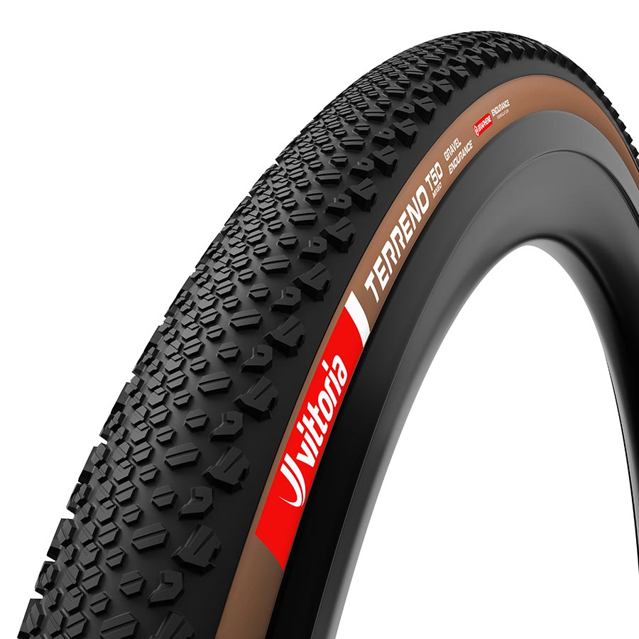 Vittoria Terreno T50 Mixed Tire - 700 x 40 Tubeless Folding Brown Gravel Endurance Graphene G2.0