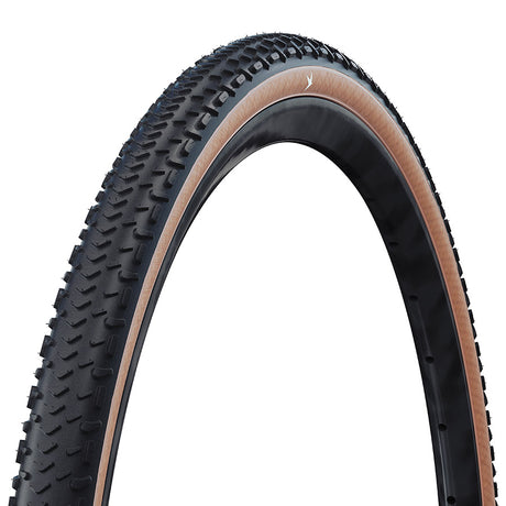 Schwalbe, G-One RX Pro, Gravel Tire, Tubeless Ready, Addix Race, V-Guard, 67TPI, Transparent Skinwall