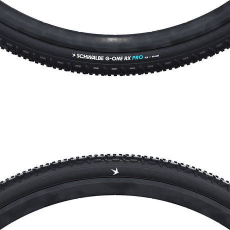 Schwalbe, G-One RX Pro, Gravel Tire, Tubeless Ready, Addix Race, V-Guard, 67TPI, Transparent Skinwall