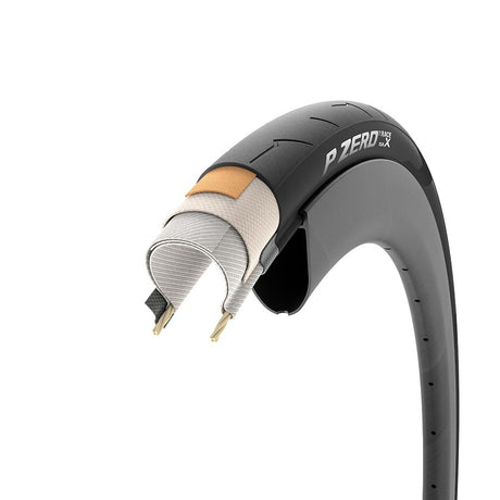 Pirelli, P Zero Race TLR X, Road Tire, 700x26C, Folding, Tubeless Ready, SmartEVO, TechWALL+, 120TPI, Black