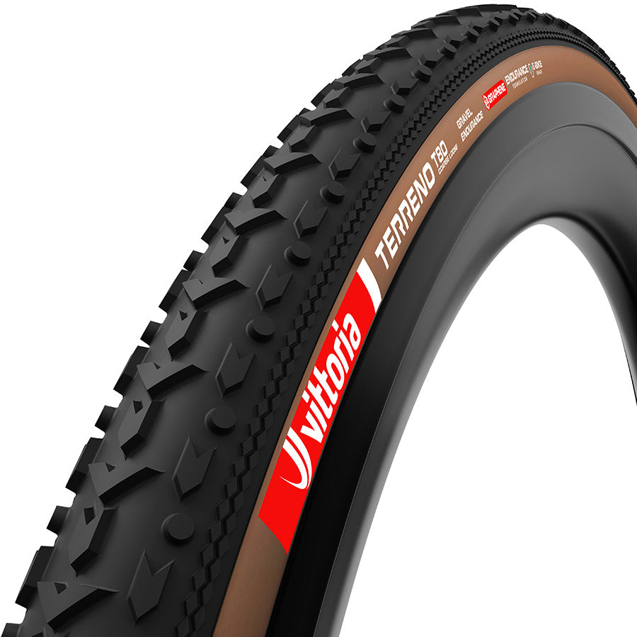Vittoria, Terreno T80, Gravel Tire, 700x37C, Folding, Tubeless Ready, Endurance Formulation Graphene, Reinforced Nylon, 100TPI, Black