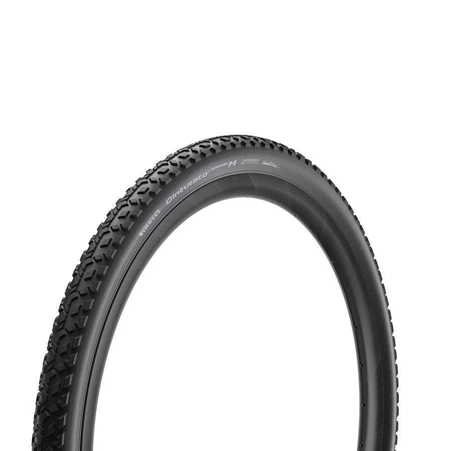 Pirelli, Cinturato Gravel M P-Line, Gravel Tire, 700x35C, Folding, Tubeless Ready, SpeedGrip, TechWALL, 60TPI, Black
