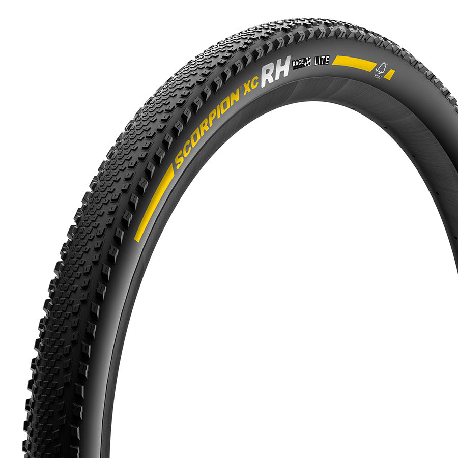 Pirelli, Scorpion Race XC RH, Mountain Tire, 29x2.4, Folding, Tubeless Ready, Race XC Compound, Lite, 120TPI, Black