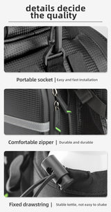 ROCKBROS 34L Expandable Bike Rack Bag: Waterproof & Multifunctional