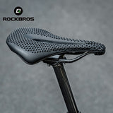 ROCKBROS 3D Printed Shock Absorption Bicycle Saddle - Lightweight