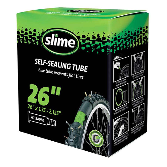 Slime Self-Sealing Tube - 26 x 1.75 - 2.125 Schrader Valve