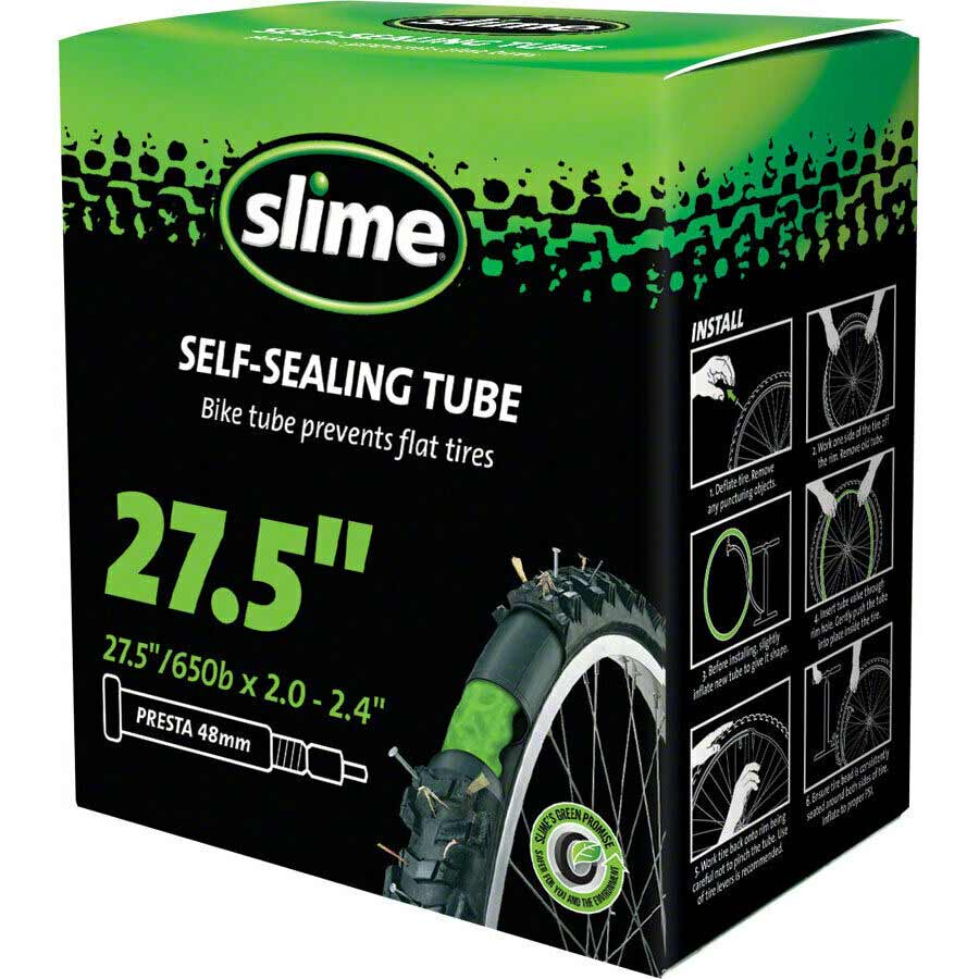 Slime Self-Sealing Tube - 27.5  x 2 - 2.4 48mm Presta Valve