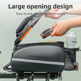 ROCKBROS 34L Expandable Bike Rack Bag: Waterproof & Multifunctional