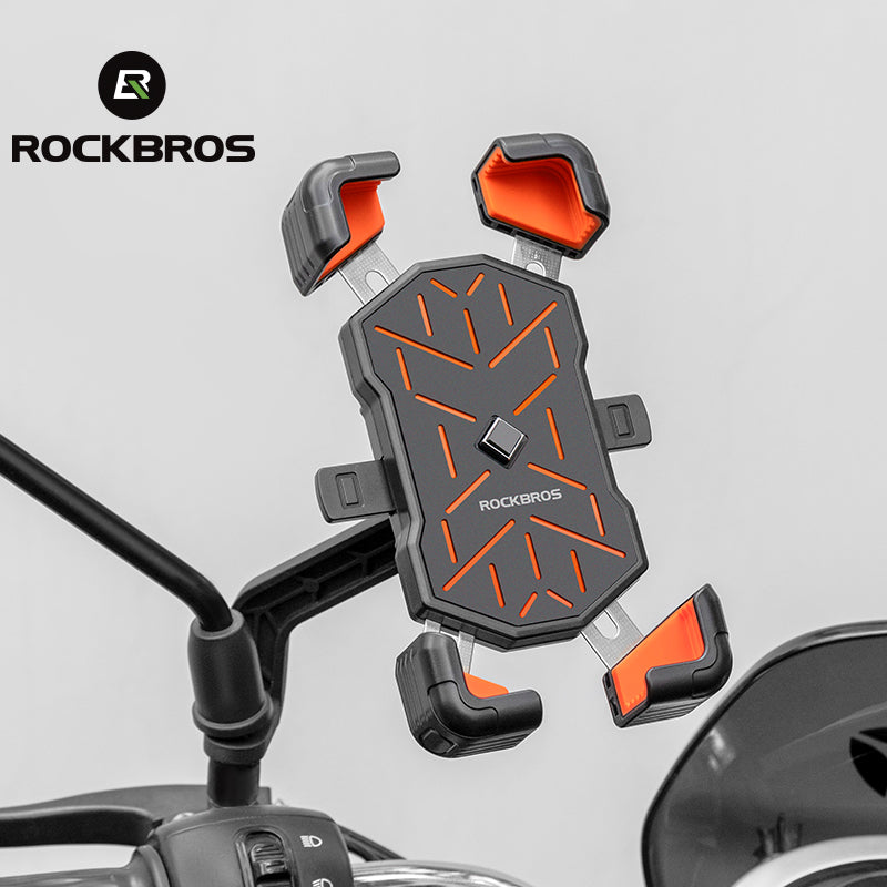 ROCKBROS 360° Adjustable Quick Release Motorcycle Phone Holder