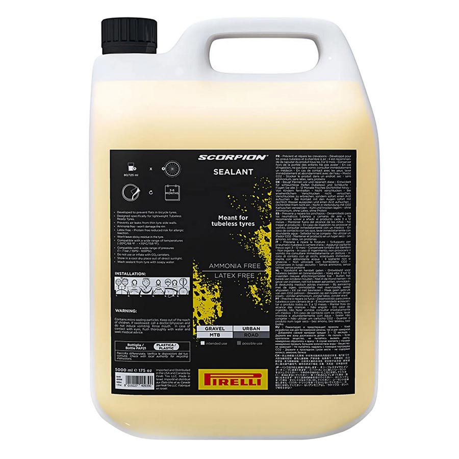 Pirelli Scorpion SmartSeal Tubeless Sealant - 1 Gallon Eco Sealant