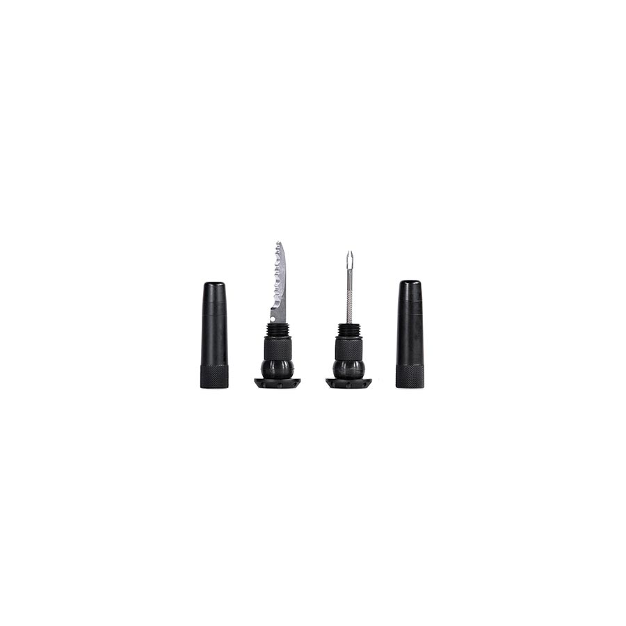 Muc-Off Stealth Tubeless Puncture Plugs Tire Repair Kit - Bar-End Mount BLK Pair