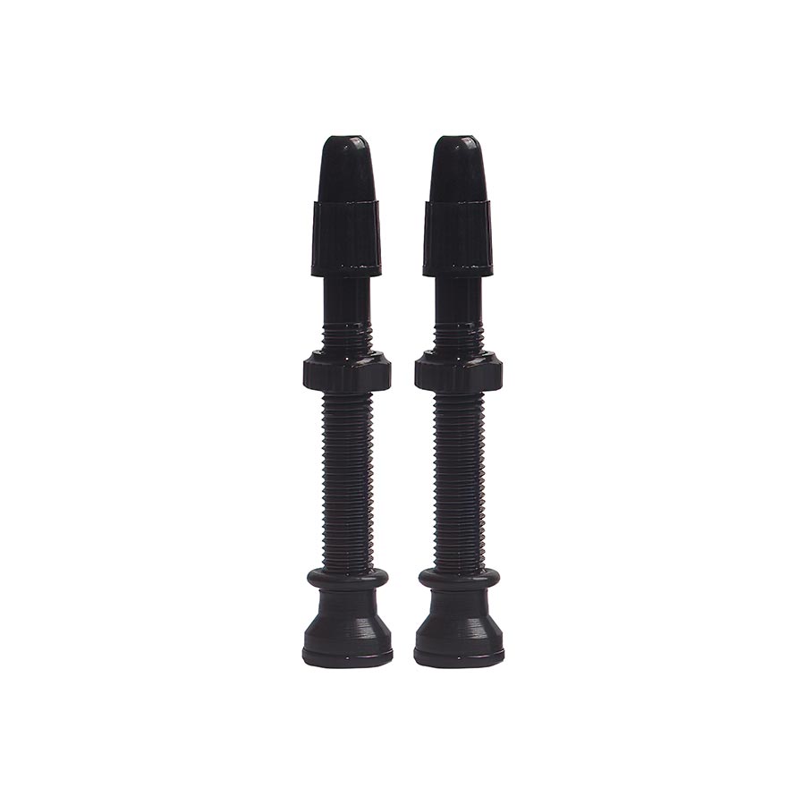 EVO Tubeless Valves Tubeless Valve Presta 44mm Black Pair