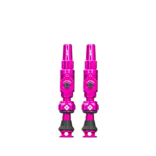 Muc-Off Big Bore Lite Tubeless Valve 60mm Pair - Pink