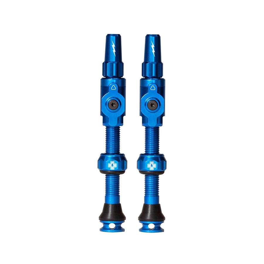 Muc-Off Big Bore Lite Tubeless Valve 75mm Pair - Blue