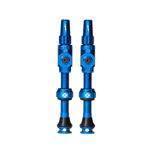 Muc-Off Big Bore Lite Tubeless Valve 75mm Pair - Blue