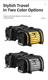 Waterproof Motorcycle Saddle Bags Durable Removable 60L(Pair)