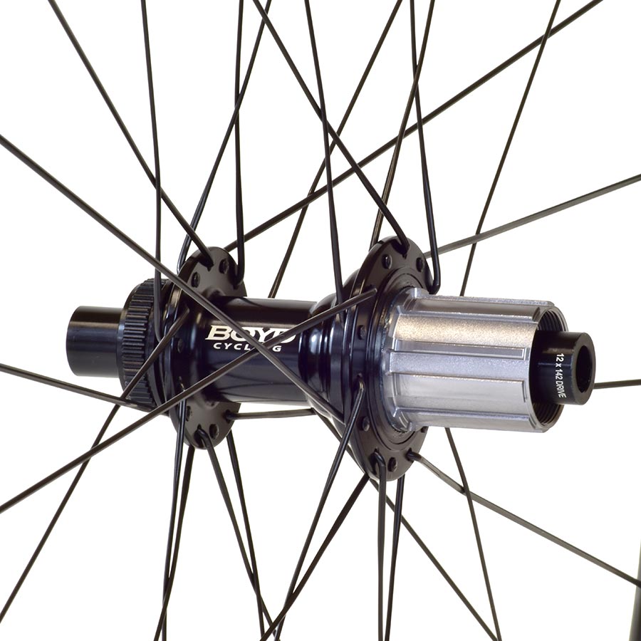 Boyd Cycling Jocassee Wheel Rear 700C / 622 Holes: 28 12mm TA 142mm Disc Shimano HG 11