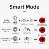 ROCKBROS 1000 Lumen Front Bike Light + Smart Brake & Tail Light BL-S1