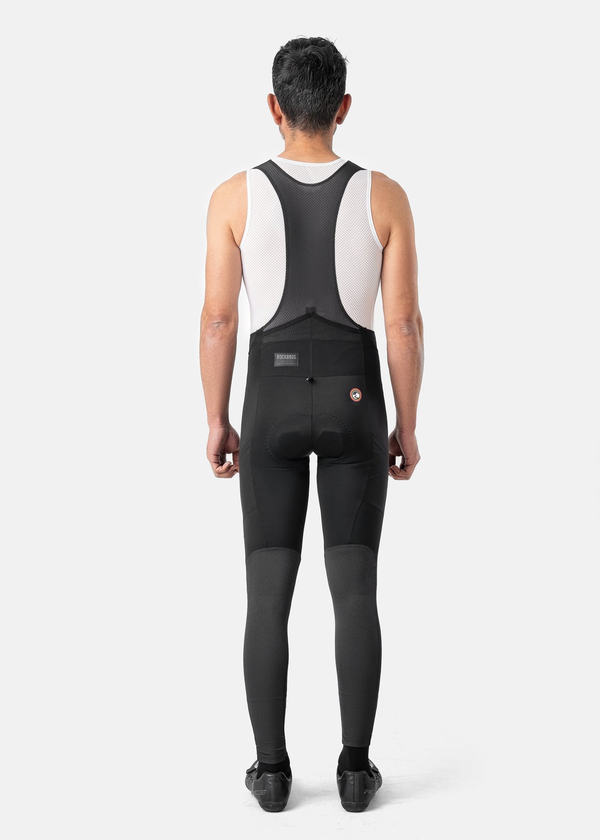 【ROAD TO SKY】by ROCKBROS Men's Cycling Bib Tights in Black