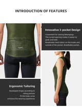 【ROAD TO SKY】Unisex Sleeveless Mesh Cycling Base Layer in Various Colours