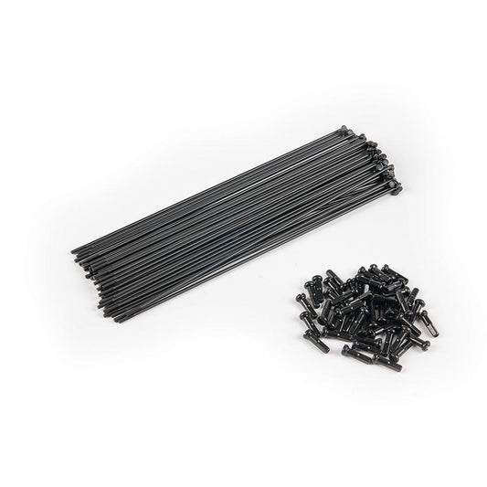 Eclat PG Spokes J-Bend Black Length: 192 40pcs