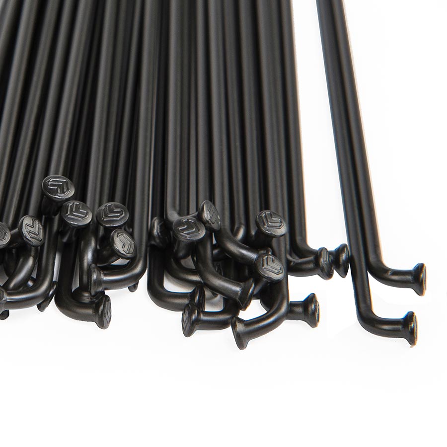 Eclat PG Spokes J-Bend Black Length: 182 40pcs