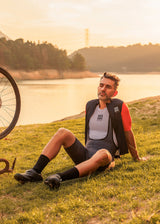 【ROAD TO SKY】by ROCKBROS Men's Cycling Bib Shorts in Grey