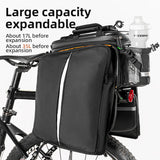 ROCKBROS 34L Expandable Bike Rack Bag: Waterproof & Multifunctional