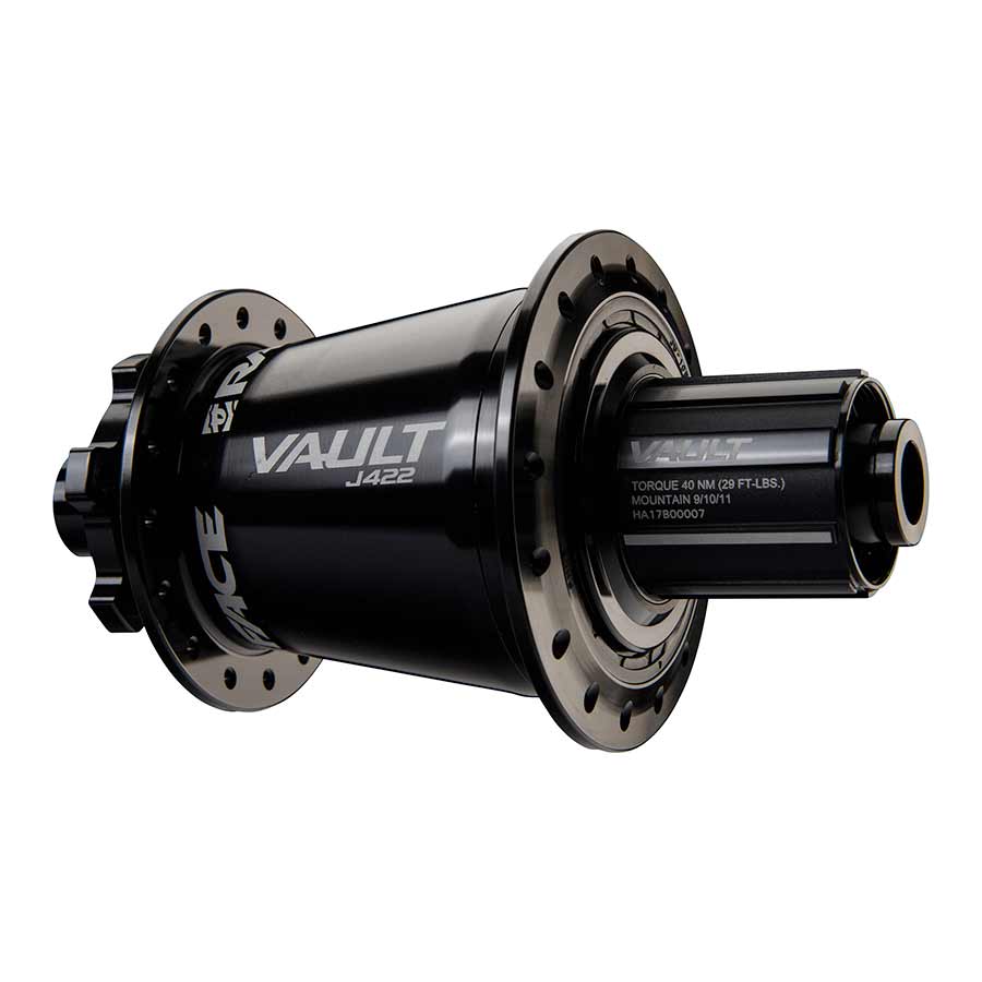 RaceFace Vault J-Bend 424 Rear Hub - 12 x 148mm 6-Bolt XD Black 32H