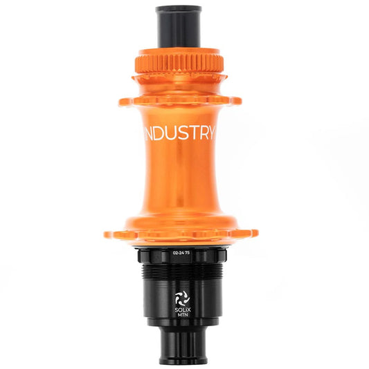 Industry Nine Solix M Classic Rear XD Disc Hub Rear 28H 12mm TA 148mm SRAM XD Orange