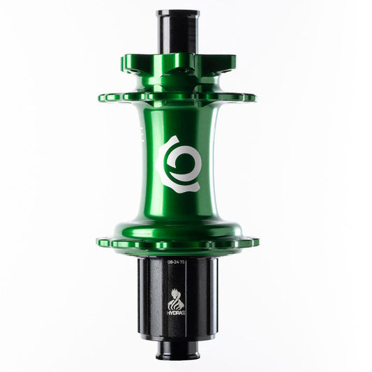 Industry Nine Hydra 2 Boost MicroSpline Disc Hub Rear 32H 12mm TA 148mm Shimano Micro Spline Green