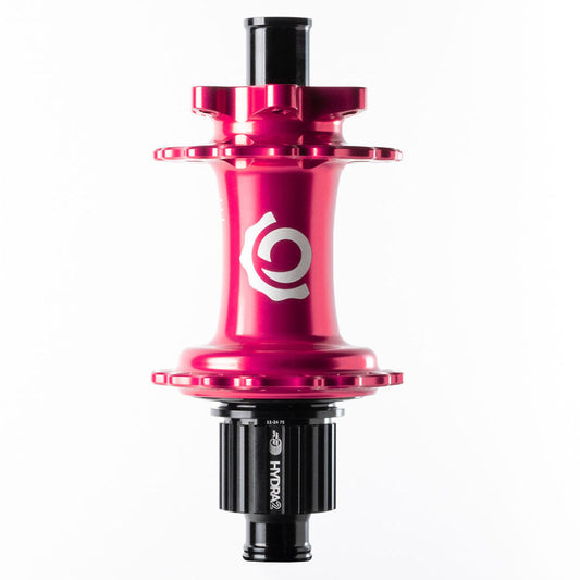 Industry Nine Hydra 2 Boost MicroSpline Disc Hub Rear 32H 12mm TA 148mm Shimano Micro Spline Pink