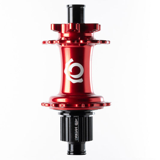 Industry Nine Hydra 2 Boost MicroSpline Disc Hub Rear 32H 12mm TA 148mm Shimano Micro Spline Red