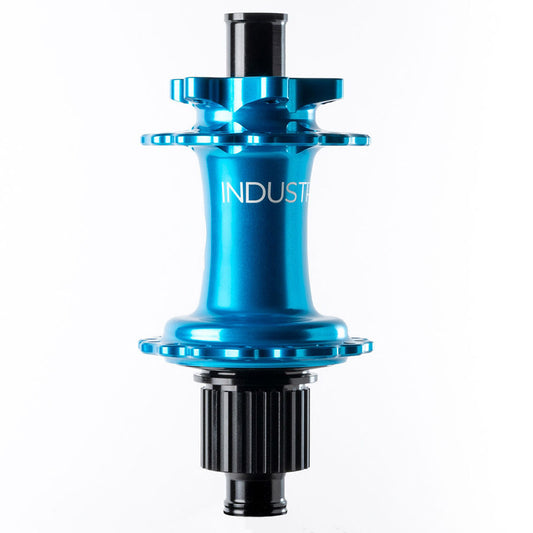 Industry Nine Hydra 2 Boost MicroSpline Disc Hub Rear 32H 12mm TA 148mm Shimano Micro Spline Turquoise