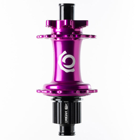 Industry Nine Hydra 2 Boost MicroSpline Disc Hub Rear 28H 12mm TA 148mm Shimano Micro Spline Purple