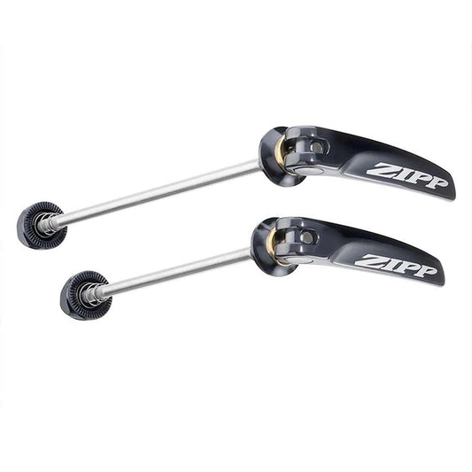 Zipp Tangente Quick Release Skewer Set - 100mm/135mm Disc Brake Stainless Steel BLK With Silver Logo